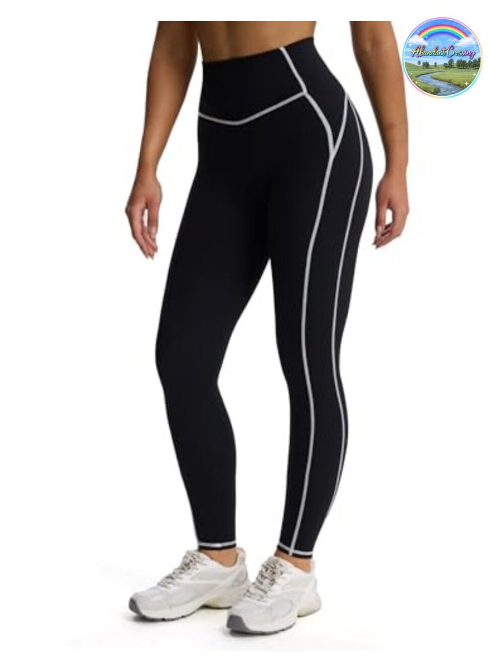 Women's High Rise 26" Ankle Leggings 75% Nylon 25% Spandex Yoga Running